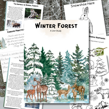 Load image into Gallery viewer, Winter Forest: A Unit Study