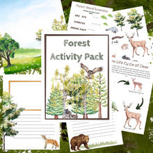 Load image into Gallery viewer, North American Forest Wildlife Bundle with Anatomy, Life Cycle Posters & Activities