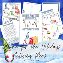 Load image into Gallery viewer, Gnome for the Holidays Activity Pack
