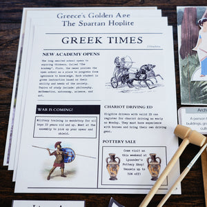 Ancient Greece Explorer Unit Study with Activity Book