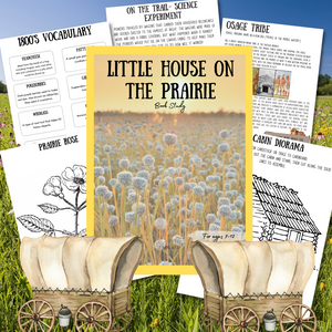 Little House on the Prairie Book Companion Activity Pack Book Study