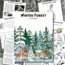Load image into Gallery viewer, Winter Forest: A Unit Study
