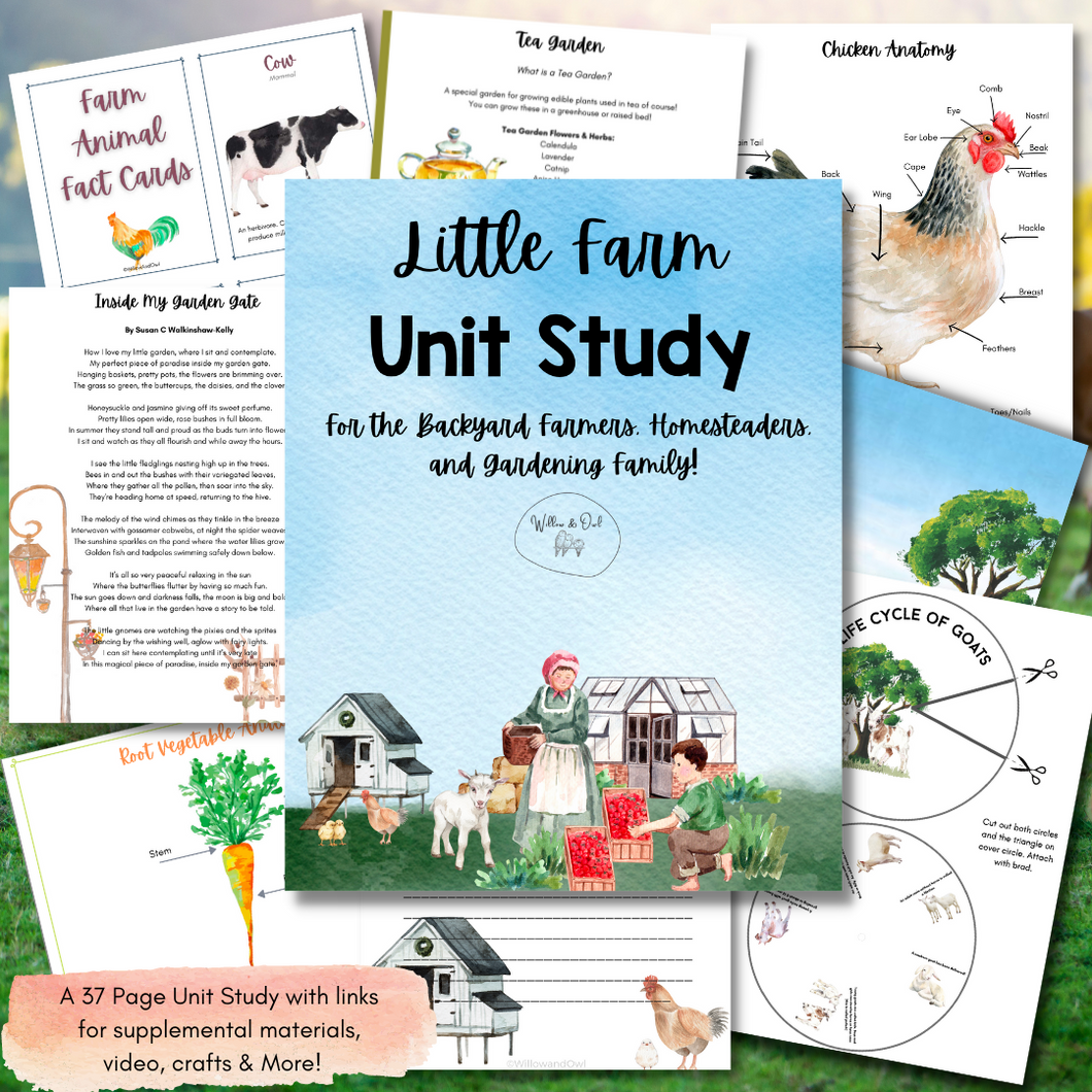 Little Farm Unit Study