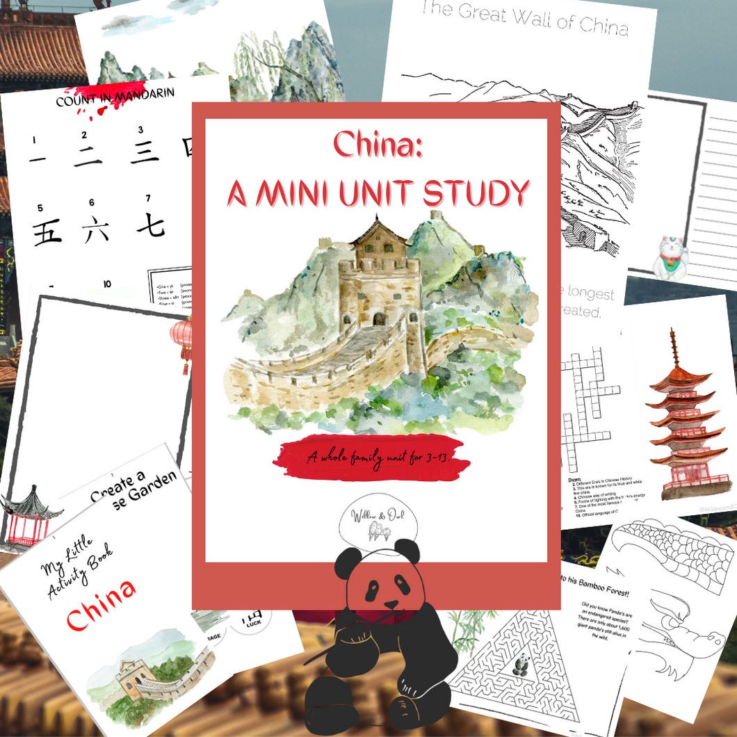 China: A Mini Unit Study