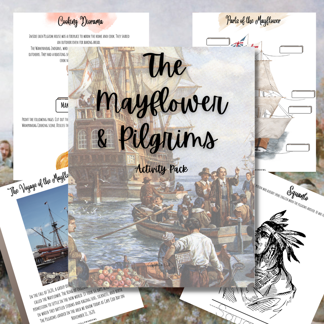 Mayflower & Pilgrim Activity Pack
