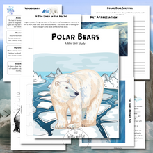 Load image into Gallery viewer, Polar Bears- A mini unit study
