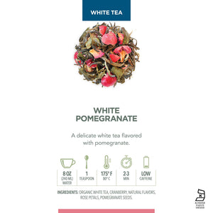 White Pomegranate Loose Leaf Tea