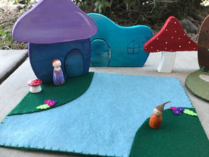 Fairy/Gnome Mushroom Set for Pretend Play