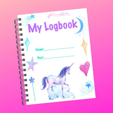 Load image into Gallery viewer, My Logbook for Grade &amp; Progress Unicorn Theme
