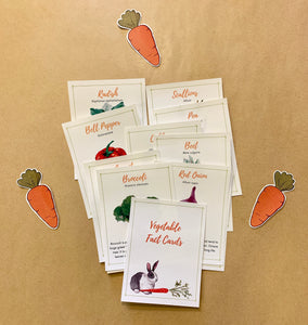 Vegetable Fact Cards & Anatomy