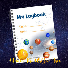 Load image into Gallery viewer, My Logbook for Grade &amp; Progress Space Theme
