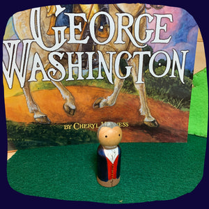 General George Washington President Peg Doll